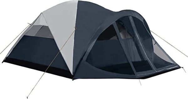6 Person Dome Tent w/ Removable Rain Fly